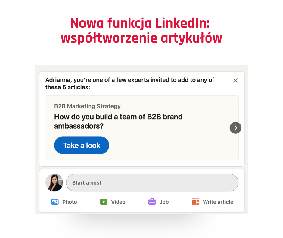 Wspólne artykuły LinkedIn